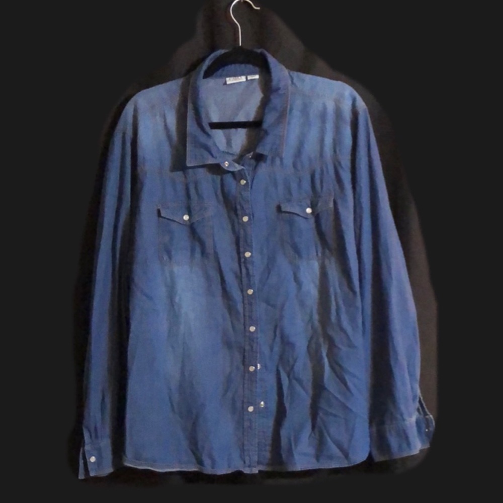 Cato Plus Size Denim Shirt